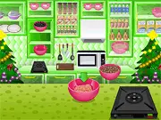 Screenshot of the Turkey Breast cooking game showing various fresh ingredients like herbs, spices, and a raw turkey breast on a cutting board, ready for preparation.