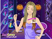 Masquerade Prep Hair Care and Dress Up online game image showing a beautifully styled girl wearing an ornate mask and masquerade gown