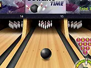 Free online Bowling Time game featuring a bowling ball and pins on a lane