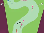 The Great Sperm Race free online maze game controlling a single cell through a tight channel to the finish line