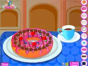 Screenshot of the Doughnut Attack game showing a variety of colorful and decorated doughnuts with sprinkles, icing, and toppings.