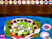 Play Greek Salad Decoration free online game, designing and arranging fresh vegetables for the perfect healthy food plating.