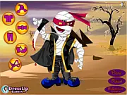 Dress Up Mummy game screenshot - Player styling an ancient mummy with clothing and accessories