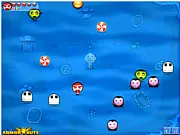 Play Sweet and Bad free online arcade game, collect candies, kill monsters with power ups