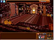 Creepy Cave Escape Game scene with ancient relics and spooky atmosphere, play free escape puzzle online