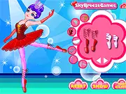 Play Beautiful Ballerina Dress Up game online, free ballerina fashion game, style dancer with tutus and tiaras