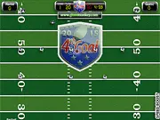 4th and Goal 2015 online American football game screenshot of a quarterback throwing a pass