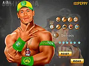 John Cena Makeover funny free online game, dress up John Cena with makeup and accessories, play silly celebrity game