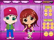 Lad and Lassie Dressup free online game, style boy and girl characters, fun kids costumes