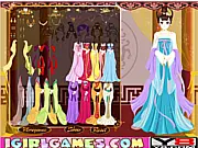 Pretty Tang Princess free online dress-up game, Chinese Tang Dynasty Princess in beautiful clothes, play royal fashion game