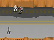 Play GUNZ online free 2D shooter game, aim and shoot enemies, classic side-scrolling action game