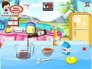 Screenshot of the Crispy Tempura With Sauce cooking game showing golden-fried tempura vegetables and shrimp arranged with a bowl of miso-mustard dipping sauce, available to play free online.