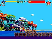 Sonic Stars Race free online kart racing game featuring Sonic, Rouge, and Egg Man