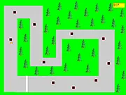 Play Bee Race online free game, bee racing and object collection, flying speed challenge game