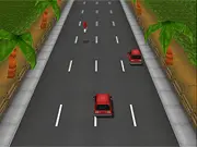 Crazy Highway Driver free online endless racing game screenshot showing a car speeding through highway traffic