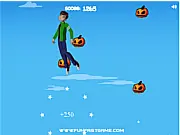 Play Ben 10 Reach for the Sky free online game, featuring Ben Tennyson jumping and climbing high into the air.