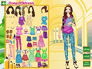 Fashion Top Student Online free game image showing the character Mariah posing in a fashionable school outfit on PlayArcadeHub