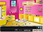 Play Cooking Room Escape game online, free point and click puzzle, search for items and clues