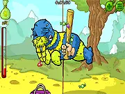 Pinata Hunter 3 free online game, smashing piñata for candy, clicker upgrade game weapons and skills, PlayArcadeHub
