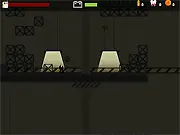 Play Sempayo online free platformer game, running and jumping on shadowy platforms and boxes