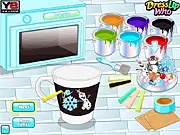 Elsa's Valentine Day free online game screenshot featuring Jack Frost choosing a handmade gift for Queen Elsa