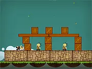 Play Pirates Time 2 Online free game – Launch cannon balls at pirates and boxes in a physics puzzle.