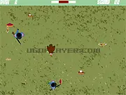 Play Fat Turkey free online game - Thanksgiving themed arcade survival game where you dodge a hunter