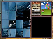 Play Old Wild West Slider free online puzzle game, solve the animated 4x4 tile puzzle