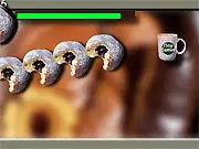 Play Dunkit 2 free online: screenshot of a fast-paced game interface with donuts and targets being dunked