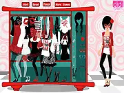 Oriental Girl Dressup free online game screenshot featuring a girl in cool t-shirt and shorts, perfect for city walks
