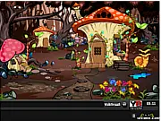 Angel Escape 3 game screenshot showing a mystical fantasy room with hidden clues, play free online escape puzzle game