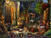 A darkly lit scene from the free online game Night Shadow Hidden Objects, showing several items subtly hidden in the shadow.