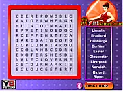 Play Cities In United Kingdom Word Search free online, UK cities puzzle game, find hidden words puzzle