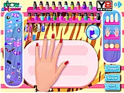 Play Nail Daren Salon 1 free online, design beautiful nails, choose manicure colors, accessories, and rings in the beauty game.