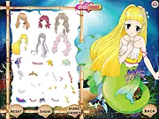 Mermaid Society free online dress up game young mermaid fashion style