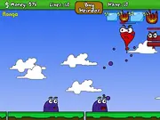Weirdos vs Flyers free online tower defense game on PlayArcadeHub