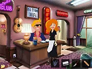 Tammy Jo Superstar free online game screenshot - singer performing on stage in a motel nightclub
