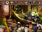 Steampunk Tree House escape game, find the diamond, point and click adventure, solve machine lock puzzles