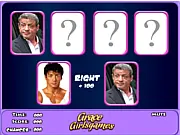 Celebrities Matching card game, play free online, memory challenge with Hollywood actors and actresses