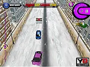 Winter Rally 3D car racing game, driving on icy tracks, upgrade car stats, win the rally cup online