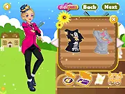 Smile with Sunflowers 2 online game screenshot, Hailey and Ariana best friends dress up, free picnic fashion game playarcadehub, cute girls styling for a day out