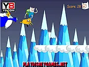 Play Adventure Time Run For Life free online, endless runner game with Finn and Jake, escape the King of Ghosts