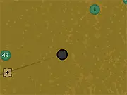 Screenshot of DGYACO turn-based zombie survival game showing a character with a choice of weapons facing approaching zombies at different distances