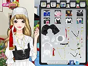 French Girl Makeup free online dress up game, helping Margot apply chic makeup and wear a French-themed costume.