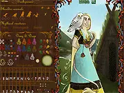 Customize a Huldra, the beautiful Scandinavian forest spirit, in the Huldrefolk Maker free online dress up game