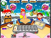 Play Christmas Pancake Serving online free game - time management cooking simulation