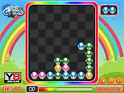 Screenshot of Mushroom Match Fun online game: Colorful mushrooms arranged in a grid, with a player making a match-3 combination.
