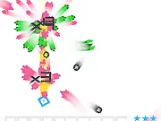 Screenshot of A Typical Wednesday Afternoon Shooter game showing the player character surrounded by numerous enemy sprites in an intense, top-down action scene.