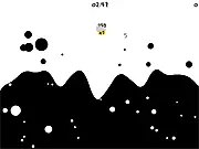 Audiosize arcade challenge game online, free skill game shrinking balls, dodge black liquid play Audiosize