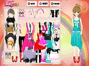 Play Flower Teen Girl Dressup free online fashion game to style a girl for a dance party